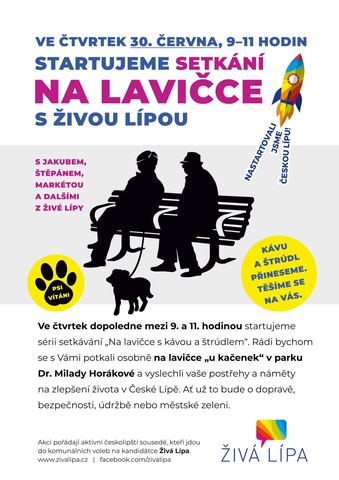 Setkání na lavičce s Živou Lípou