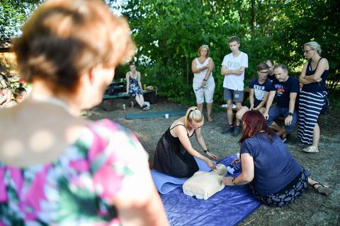 Kurz první pomoci s Živou Lípou a Jiřinou Škrletovou