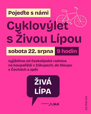 Tradiční výlet na kole s Živou Lípou